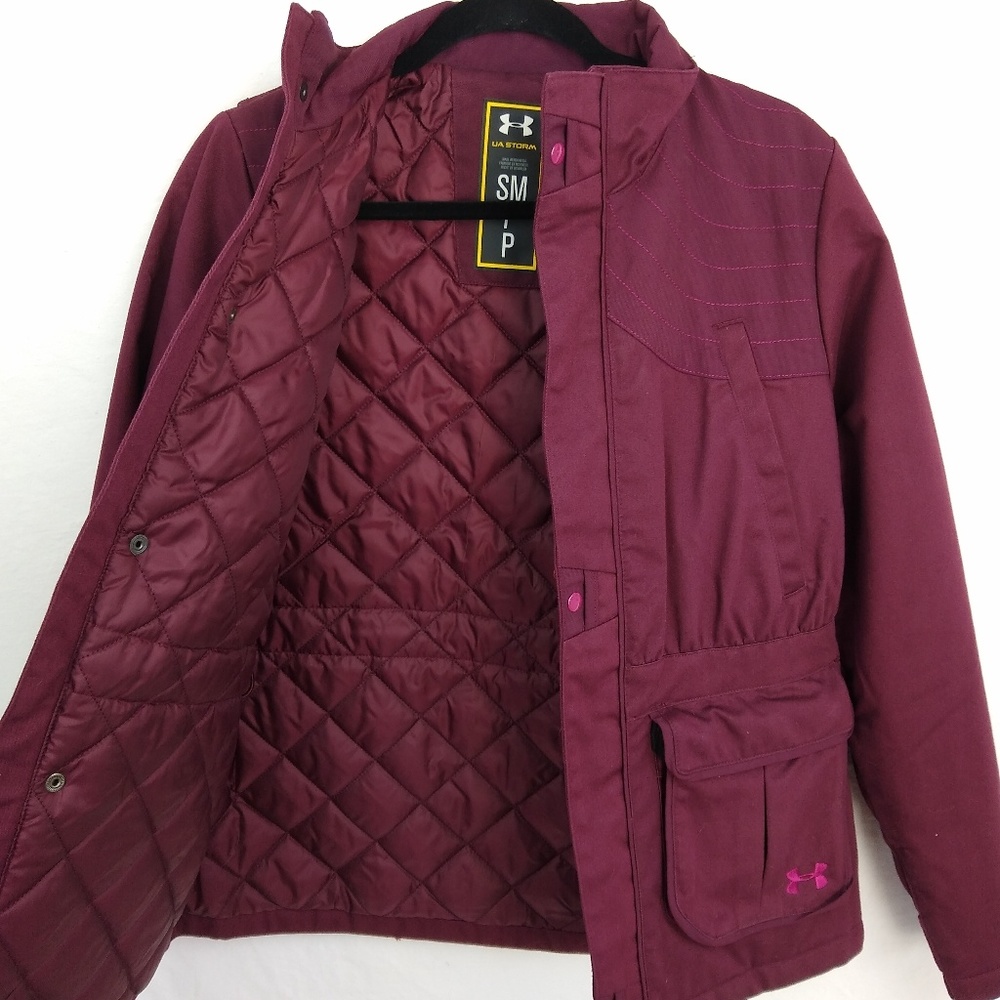 Under Armour /// Plum Quilted Jacket